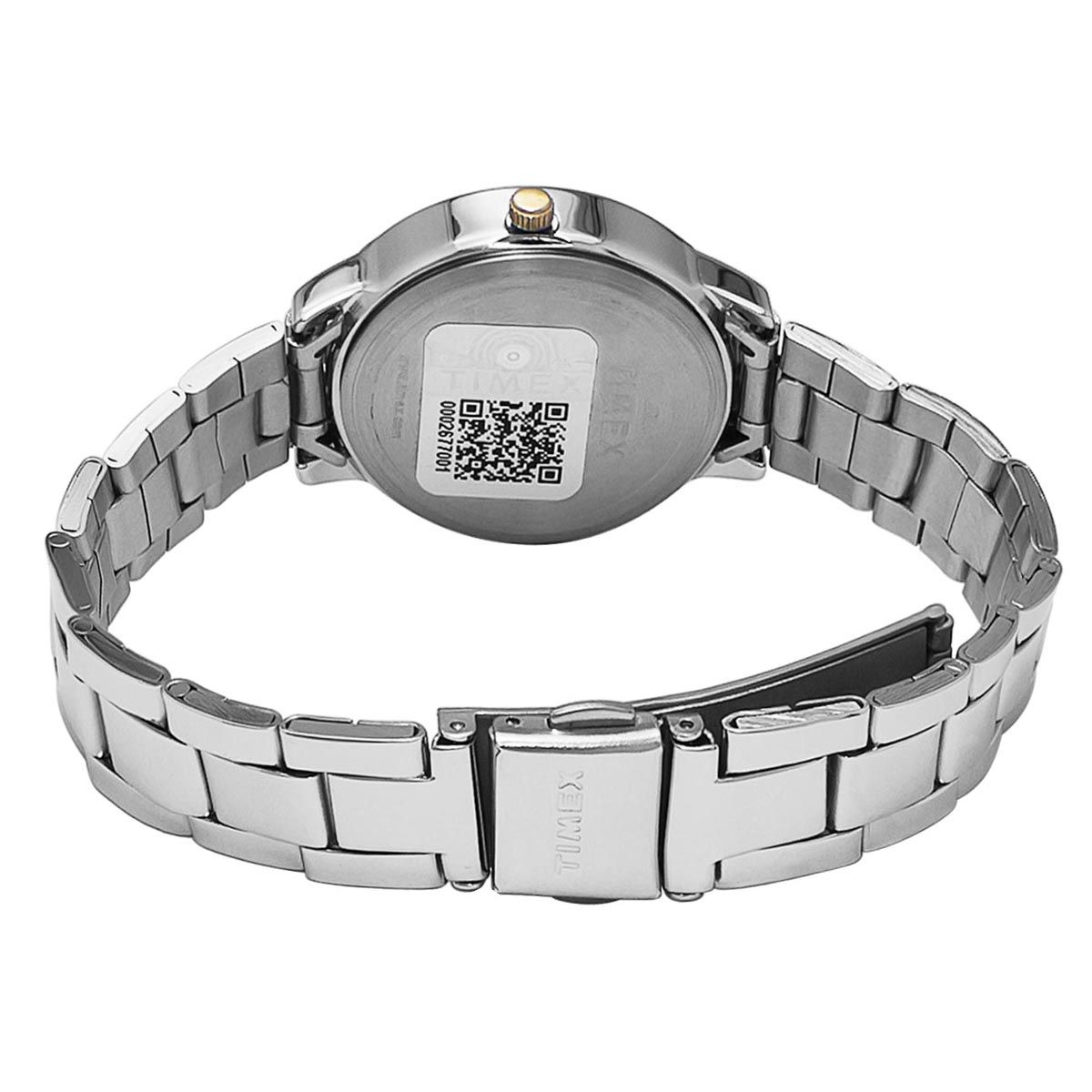 Timex 32 mm Analog Silver Dial Women Watch TW000T634
