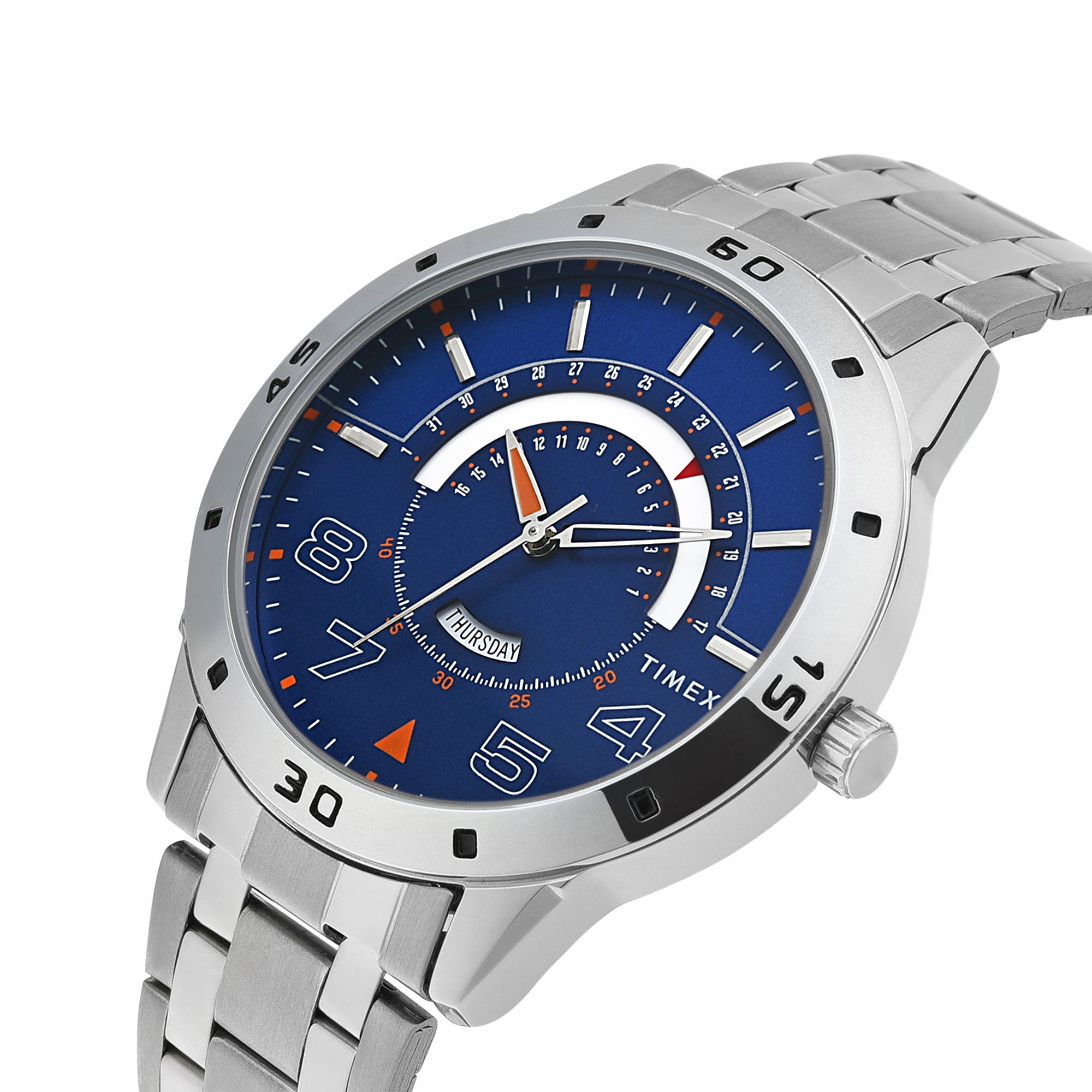 Timex 40 mm Analog Blue Dial Men Watch TW000U907