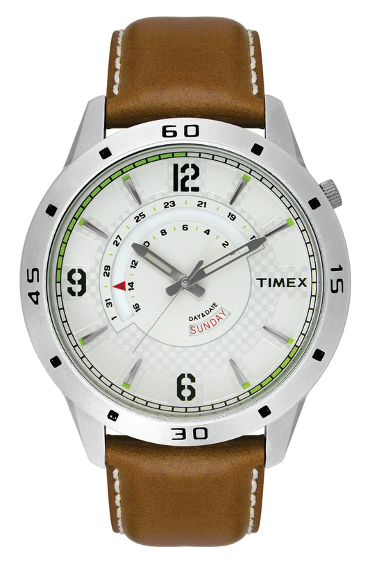 Timex Silver Dial Men Analog Watch - TW000U908