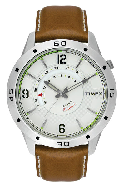 Timex Silver Dial Men Analog Watch TW000U908