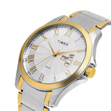 Timex 43 mm Silver Toned Dial Men Watch TW000X111