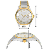 Timex 43 mm Silver Toned Dial Men Watch TW000X111