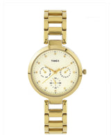 Timex 35 mm Champagne Dial Women Multifunction Watch TW000X208
