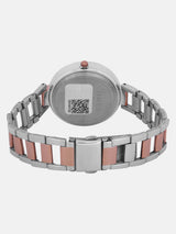 Timex 35 mm Silver Dial Women Multifunction Watch TW000X214