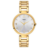 Timex 35 mm Silver Dial Women Analog Watch TW000X234