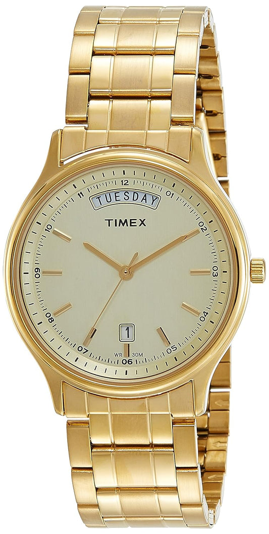 Timex Beige Dial Men Analog Watch - TW0TG5908