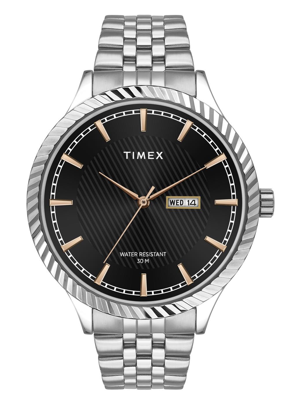 Timex 40 mm Analog Black Dial Men Watch TW0TG7500