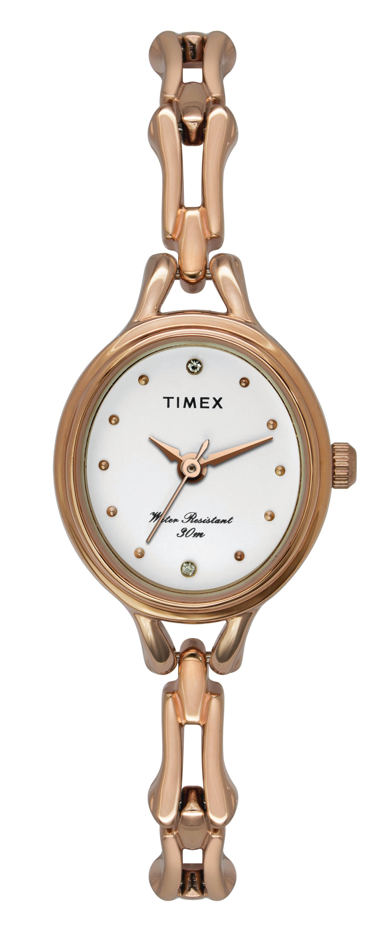 Timex 40 mm Silver Toned Dial Women Watch TW0TL9310