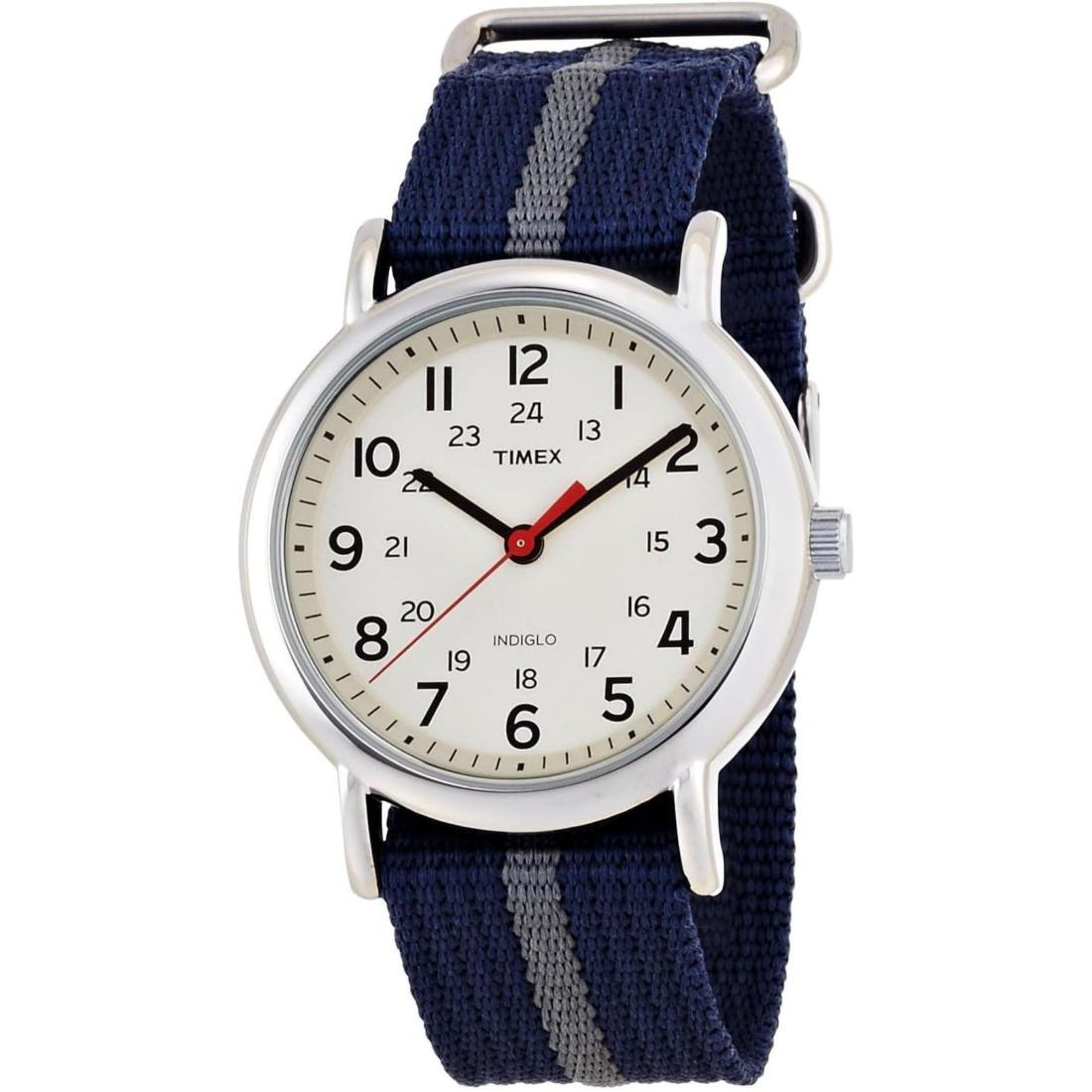 Timex Unisex 38 mm Size White Dial Analog Watch TW2P67800