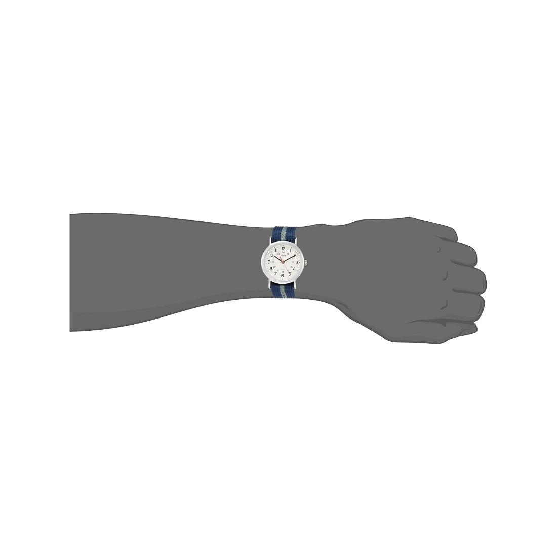 Timex Unisex 38 mm Size White Dial Analog Watch TW2P67800