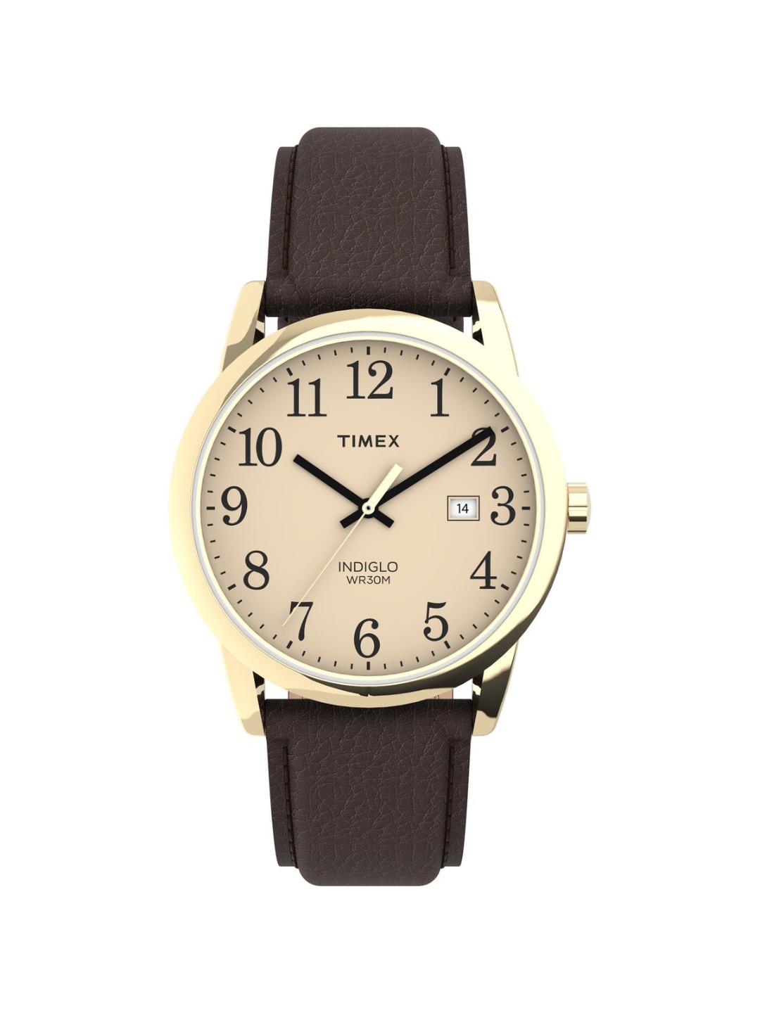 Timex Easy Reader 38 mm Cream Dial Men Analog Watch TW2P75800