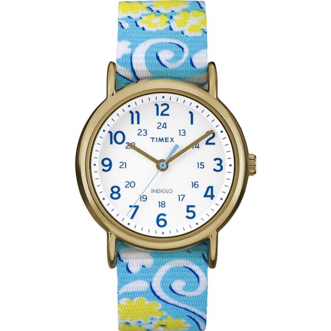 Timex Women 38 mm Size White Dial Analog Watch TW2P90100
