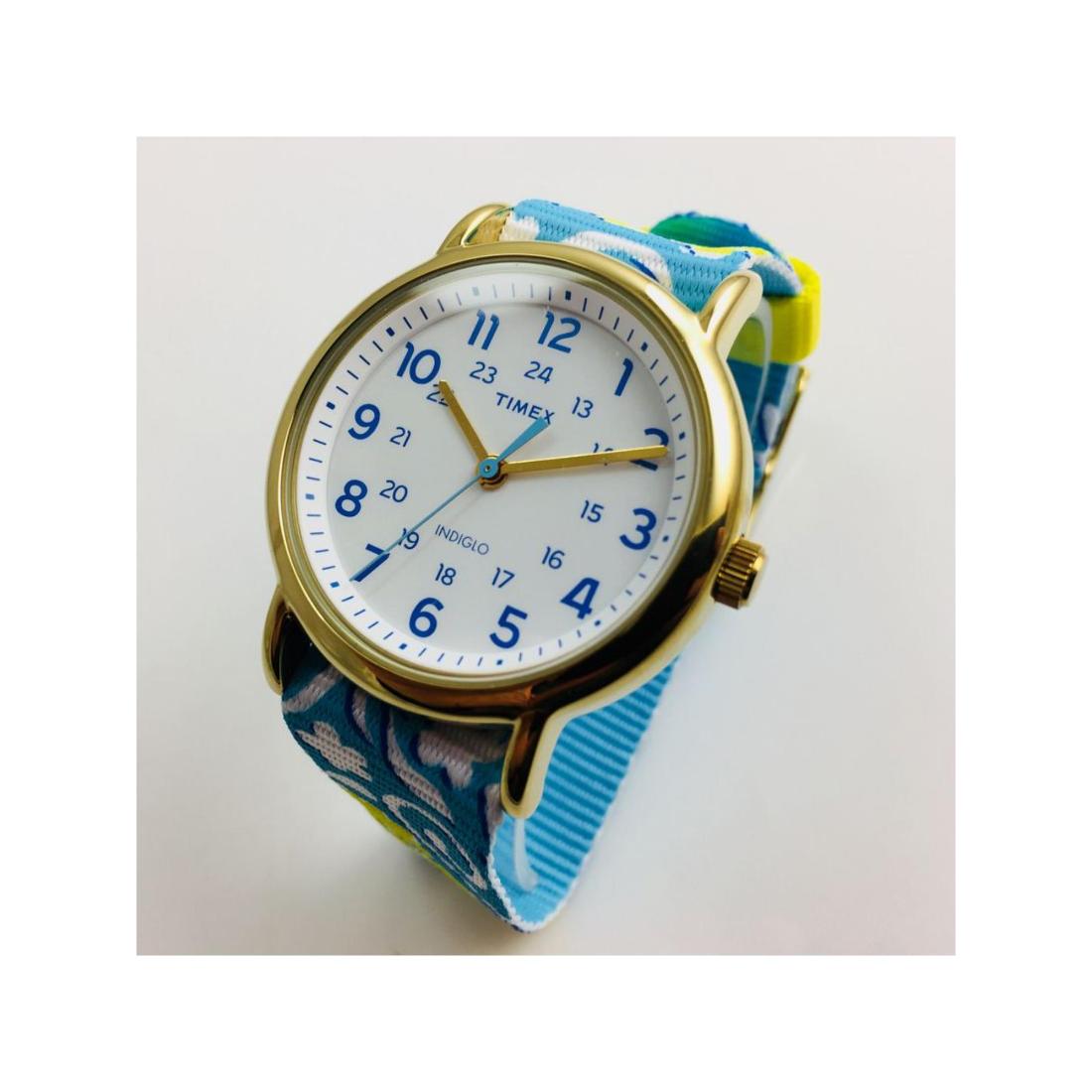 Timex Women 38 mm Size White Dial Analog Watch TW2P90100