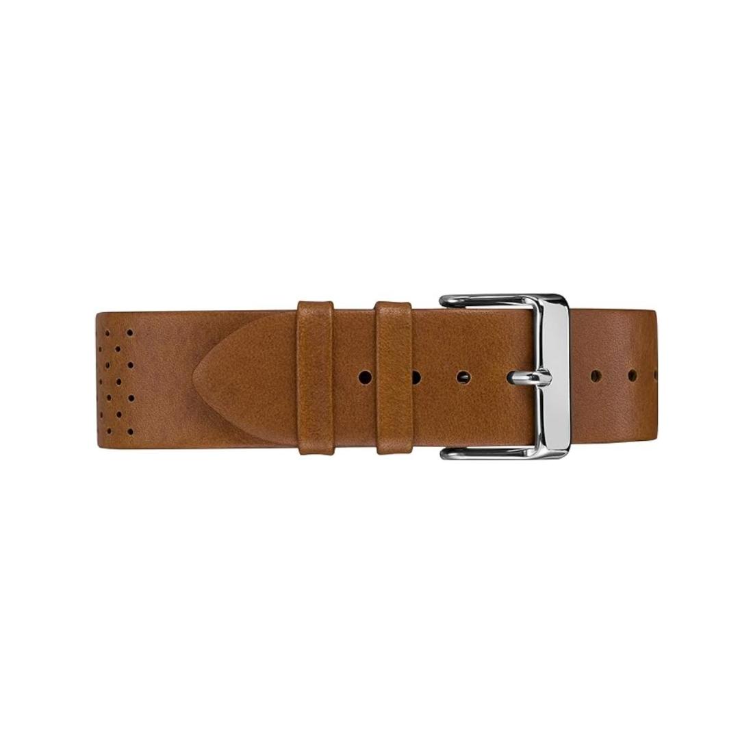 Timex Men 41 mm Size White Dial Leather Multifunctional Analog Watch TW2R26700