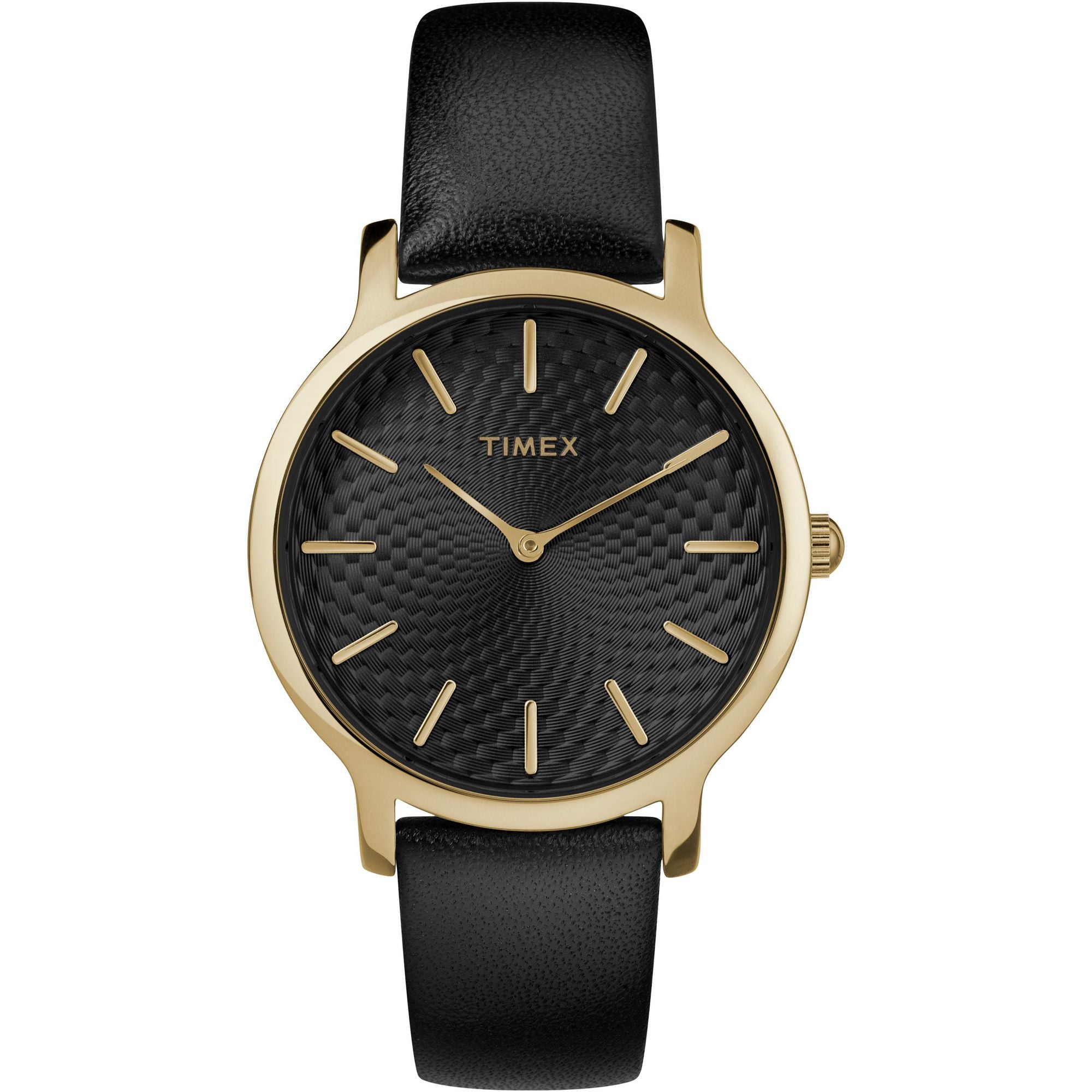 Timex 34 mm Black Dial Analog Women Watch TW2R36400
