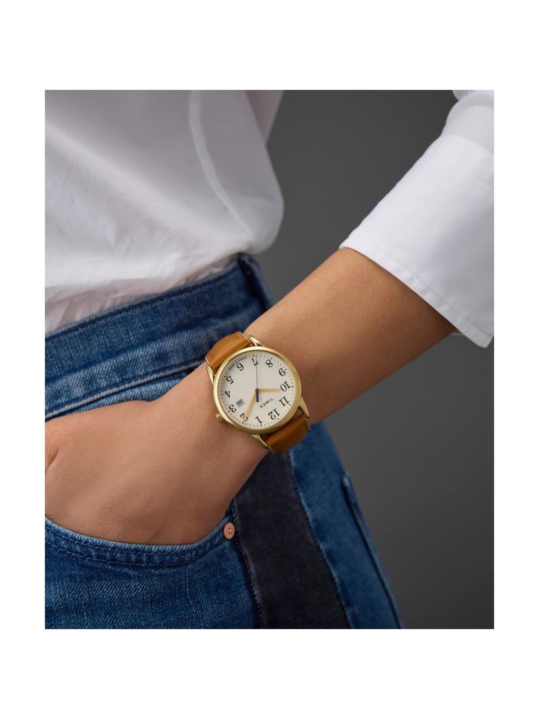 Timex Easy Reader 38 mm Cream Dial Women Analog Watch TW2R62700