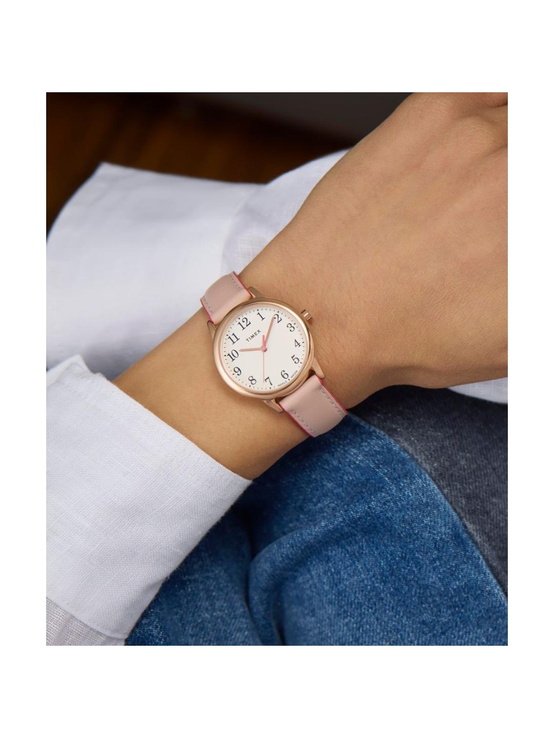 Timex Easy Reader 30 mm Cream Dial Women Analog Watch TW2R62800