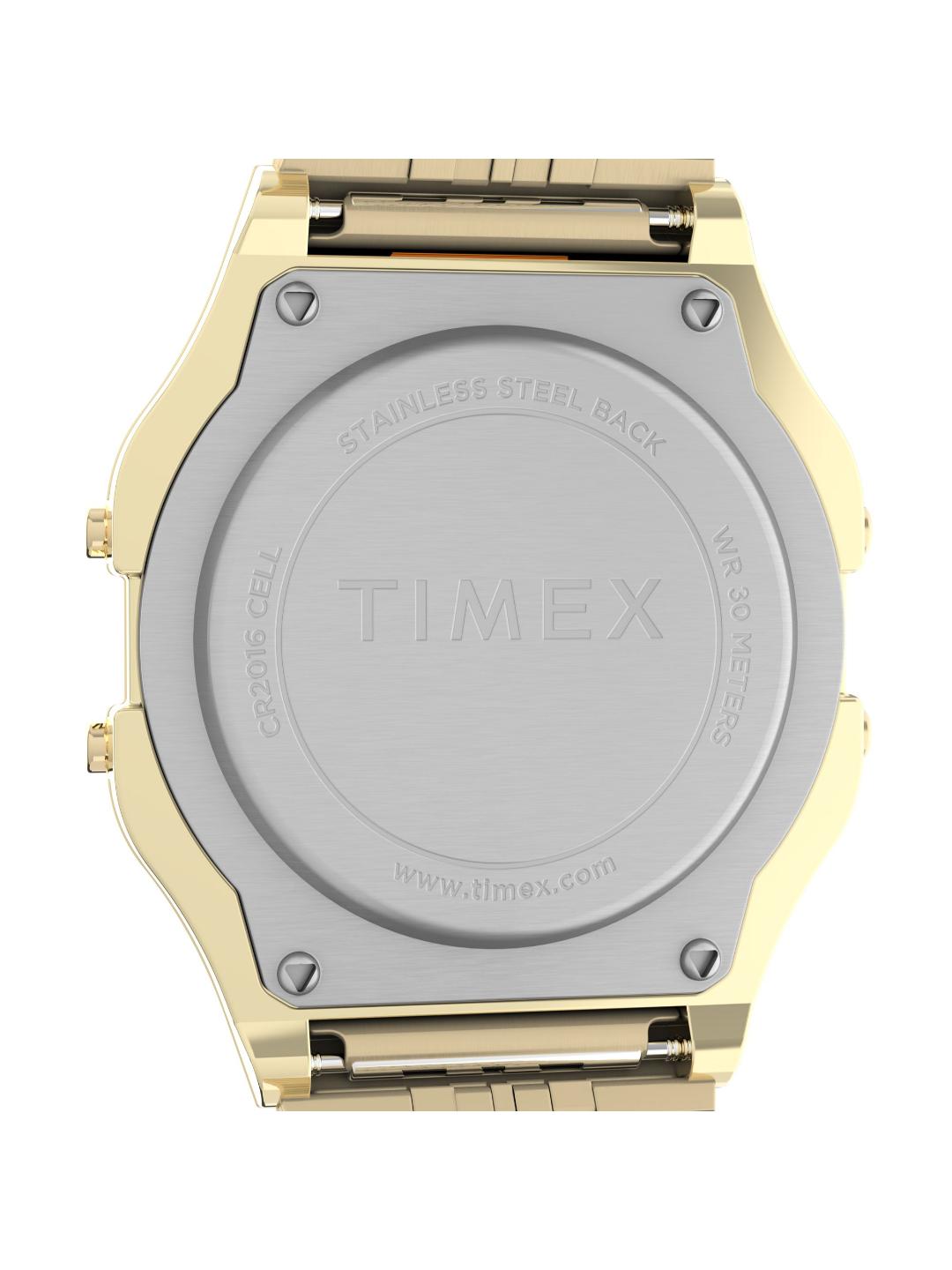 Timex 80 Unisex  34 mm Grey Dial Digital Watch TW2R79200