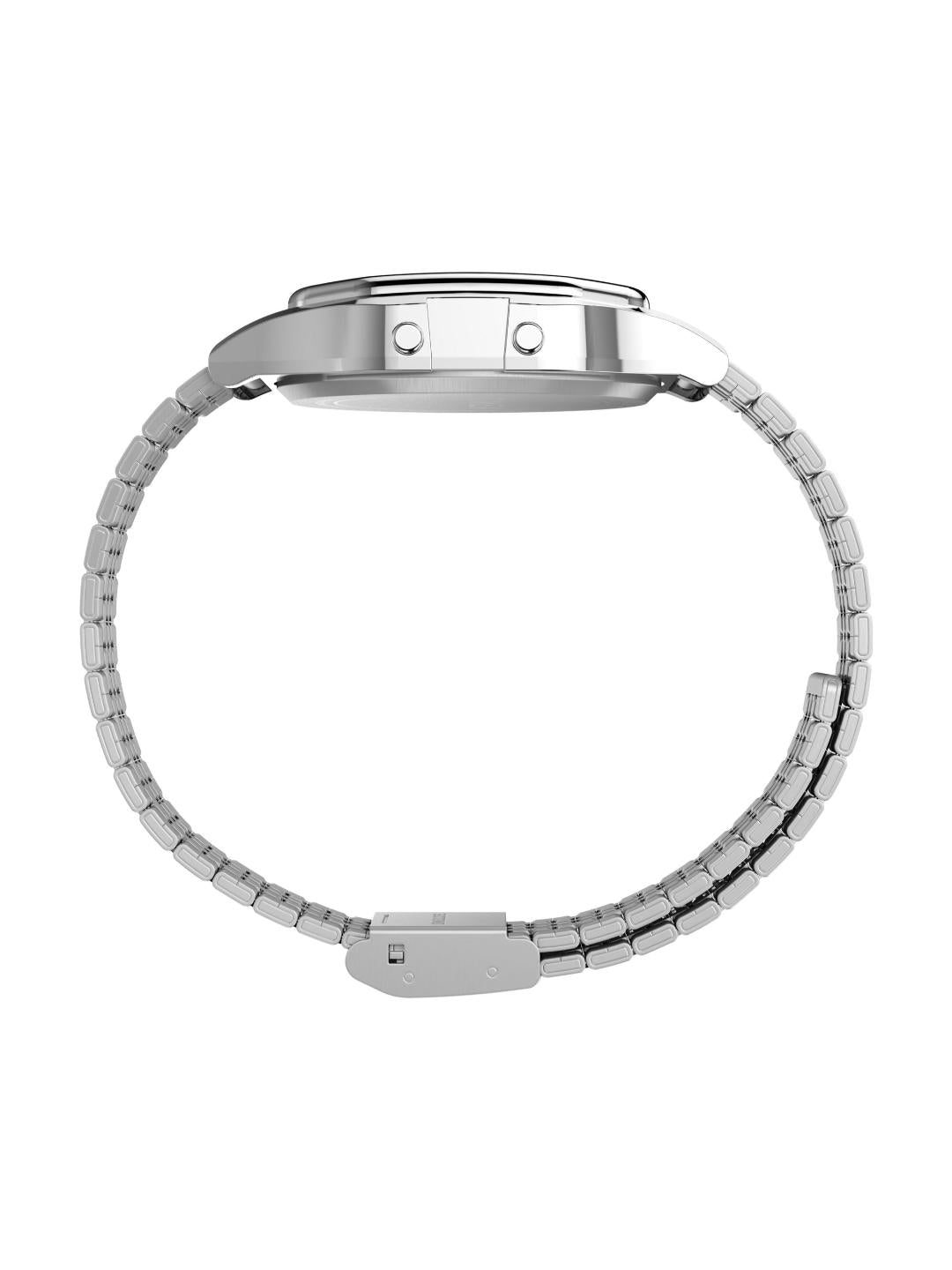 Timex 80 Unisex 34 mm Grey Dial Digital Watch TW2R79300