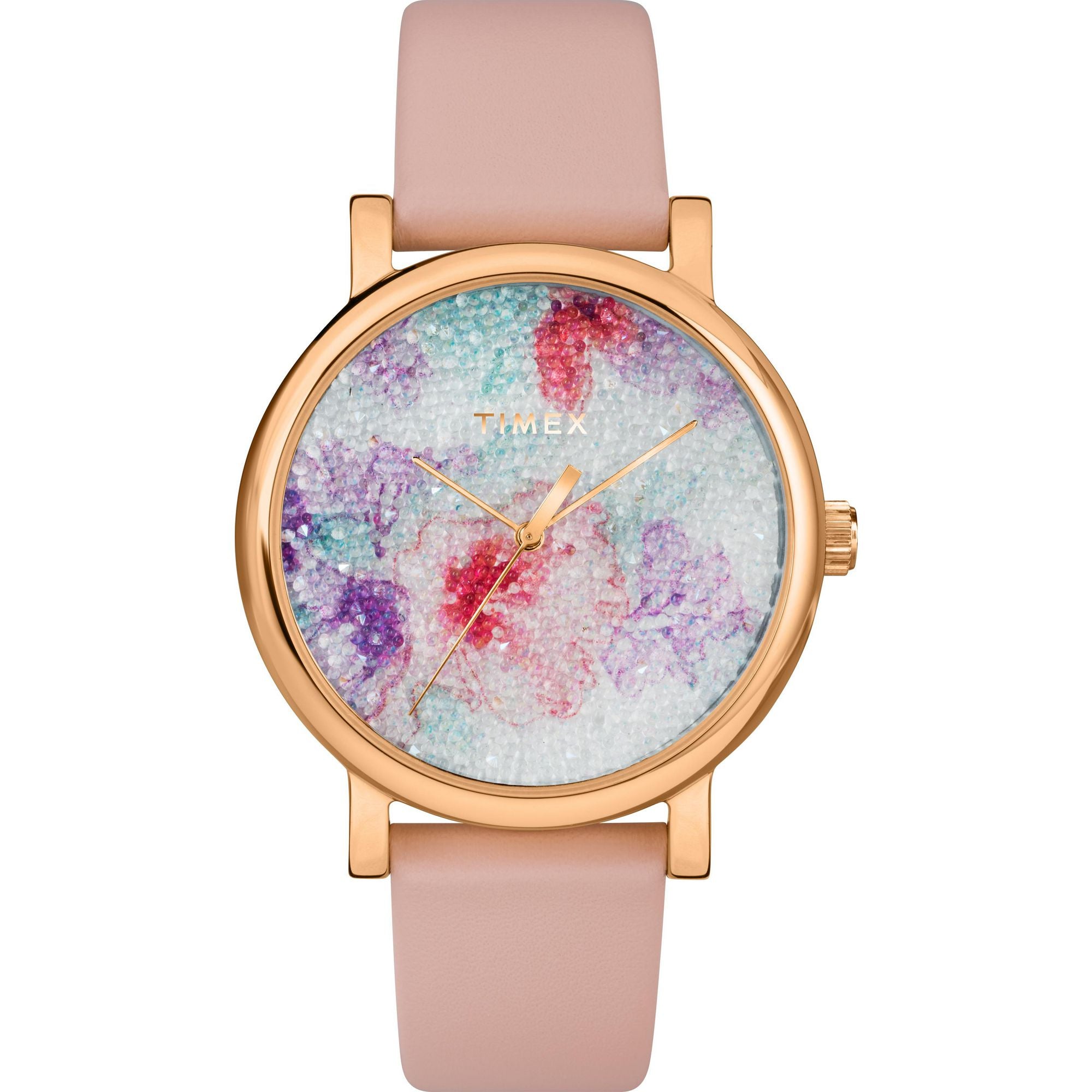 Timex 38 mm White Dial Analog Women Watch TW2R87800