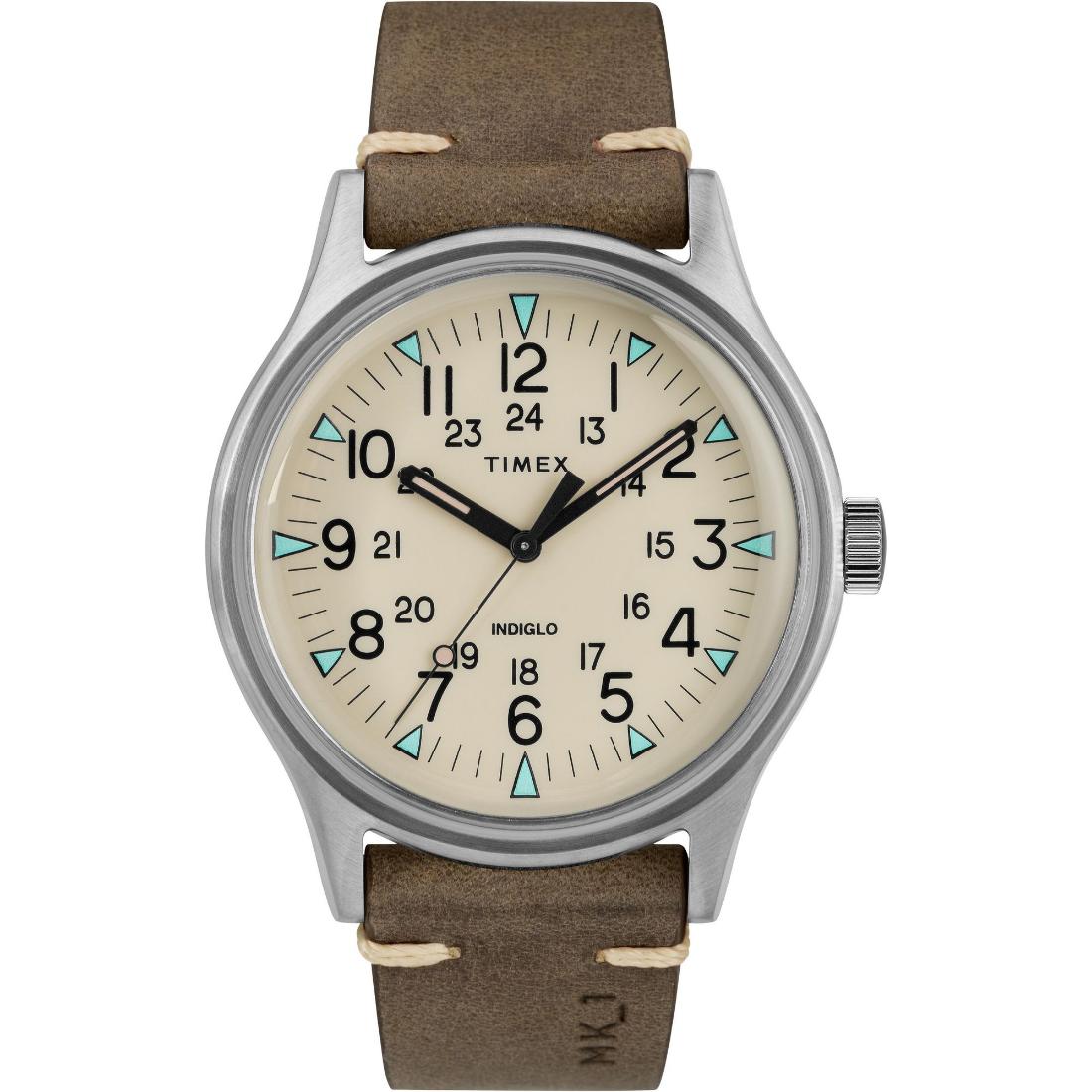 Timex Men 40 mm Size Natural Dial Analog Watch TW2R96800