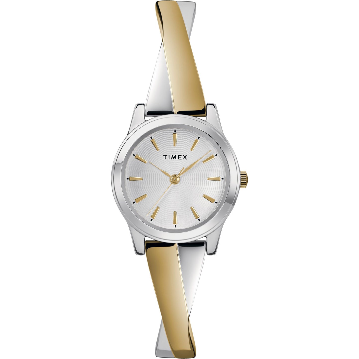 Timex Main Street 25 mm Silver Dial Women Watch- TW2R98600