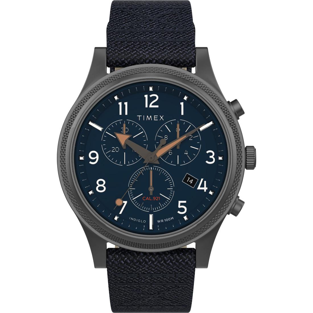 Timex Men 42 mm Size Blue Dial Analog Watch TW2T75900