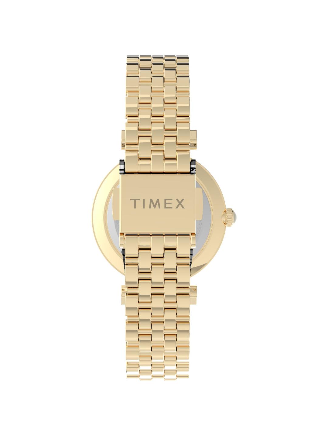 Timex Trend Women 28 mm Mother Of Pearl Analog Watch TW2T78900