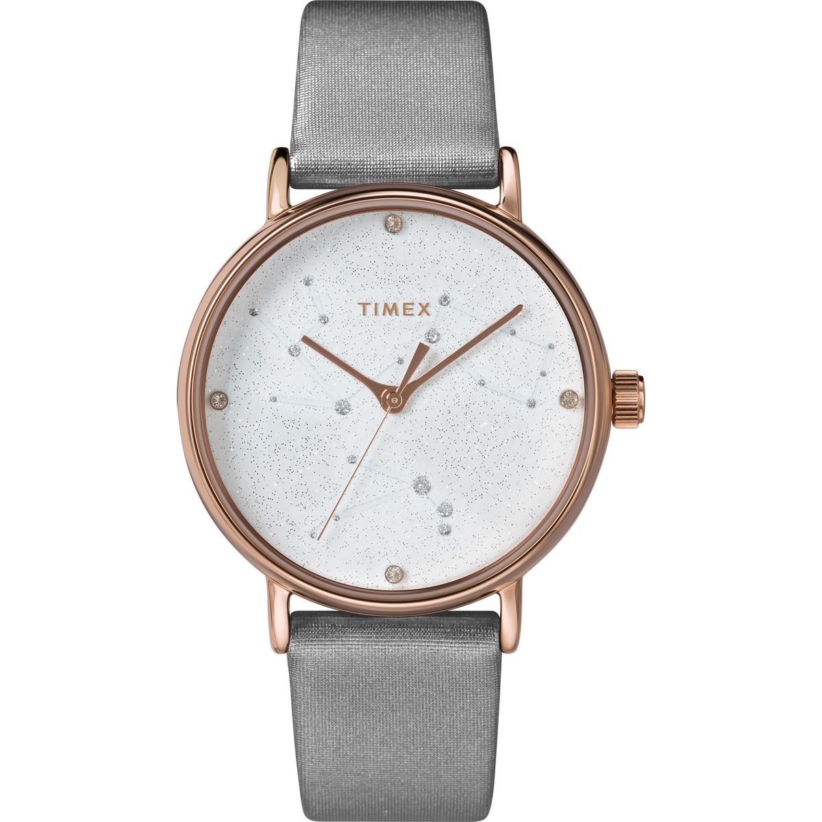 Timex 37 mm Gray Dial Analog Women Watch TW2T87500