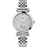 Timex 33 mm Silver Tone Dial Analog Women Watch TW2T88800