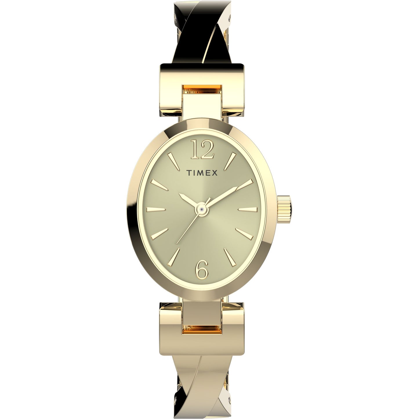 Timex Main Street 21 mm Silver Dial Women Analog Watch- TW2U12000