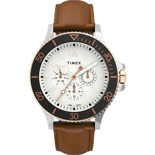 Timex White Dial Analog Men Watch - TW2U12800