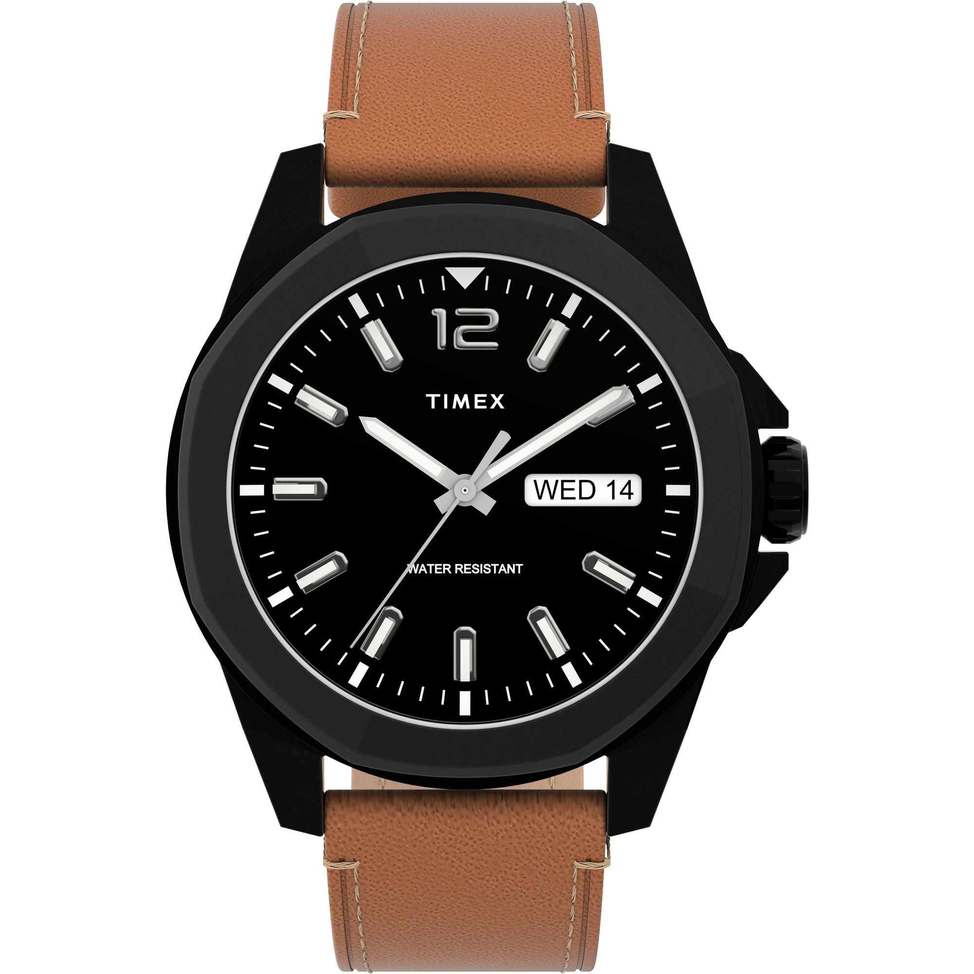 Timex 44 mm Black Dial Analog Men Watch TW2U15100