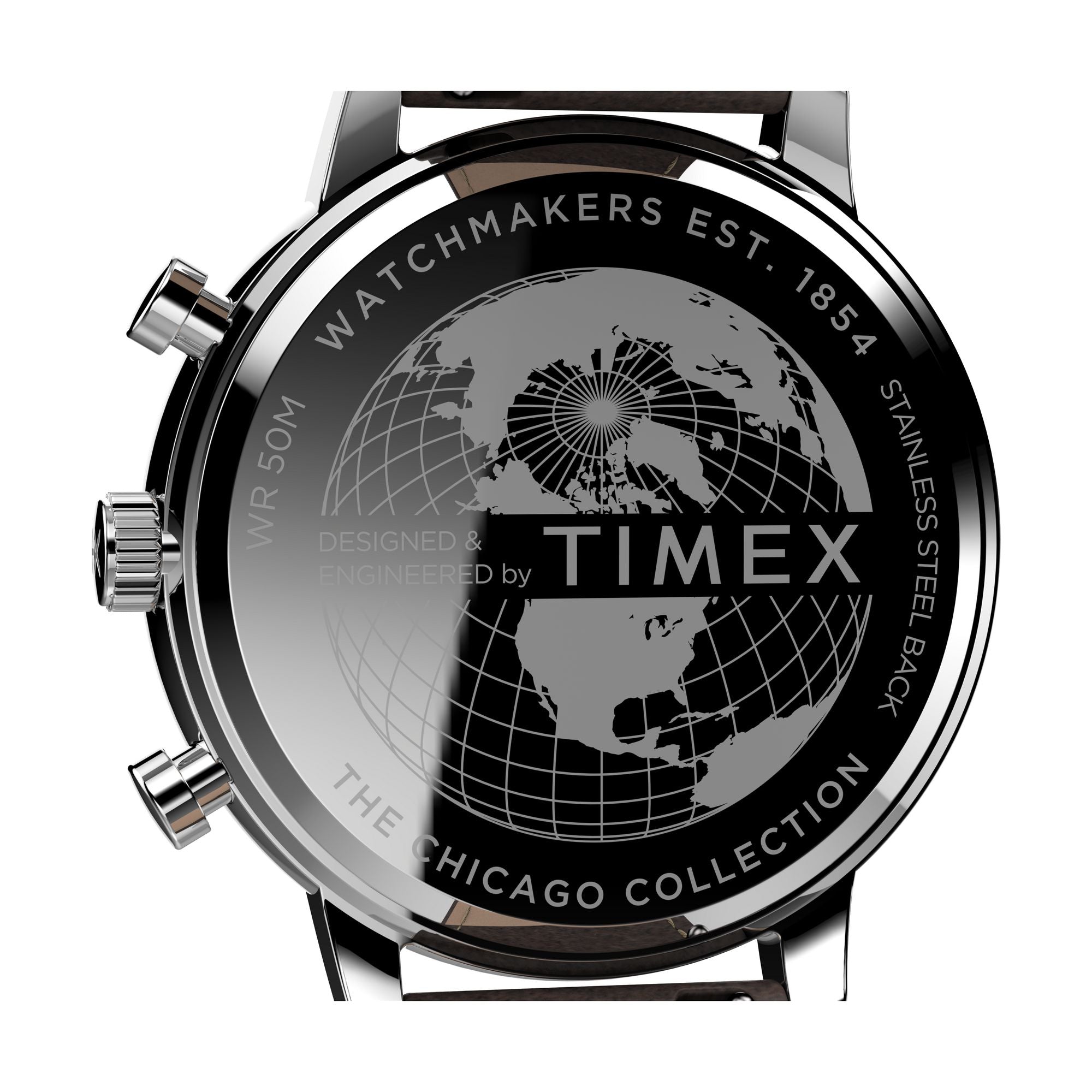 Timex 45 mm White Dial Analog Men Watch TW2U38800