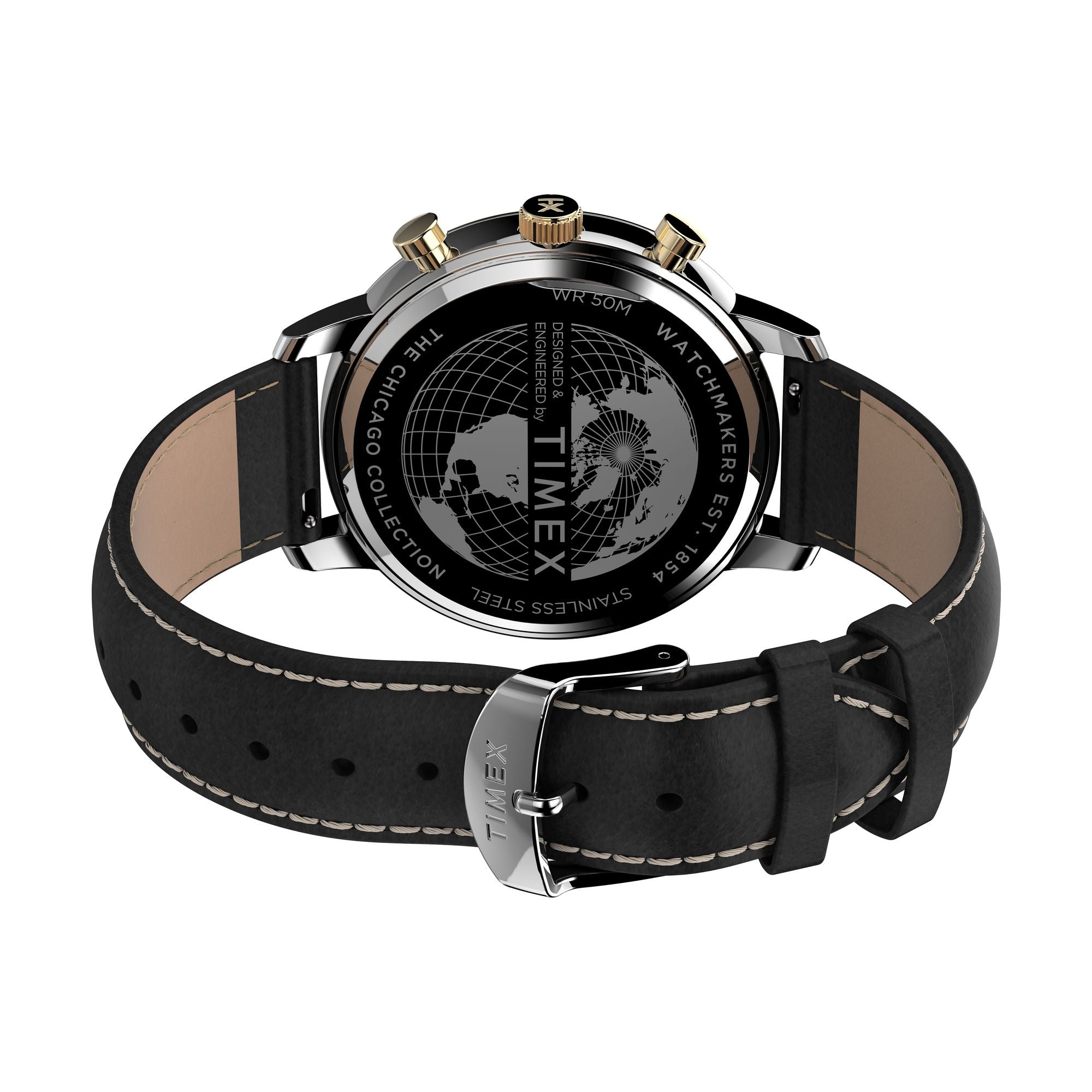 Timex 45 mm Black Dial Analog Men Watch TW2U39100