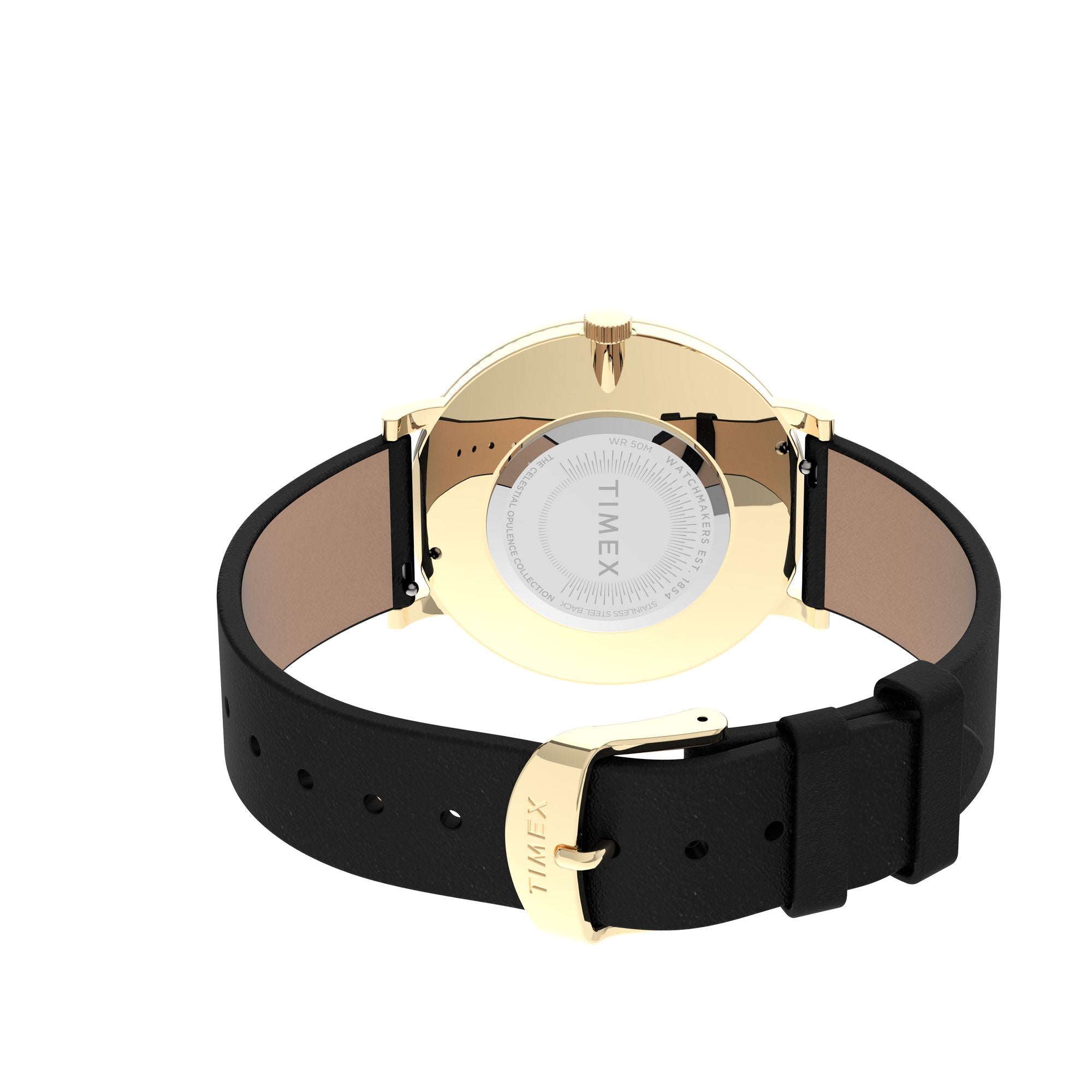Timex 38 mm Black Dial Analog Women Watch TW2U41200