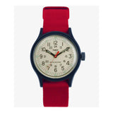 Timex Unisex 36 mm Size White Dial Analog Watch TW2U84300