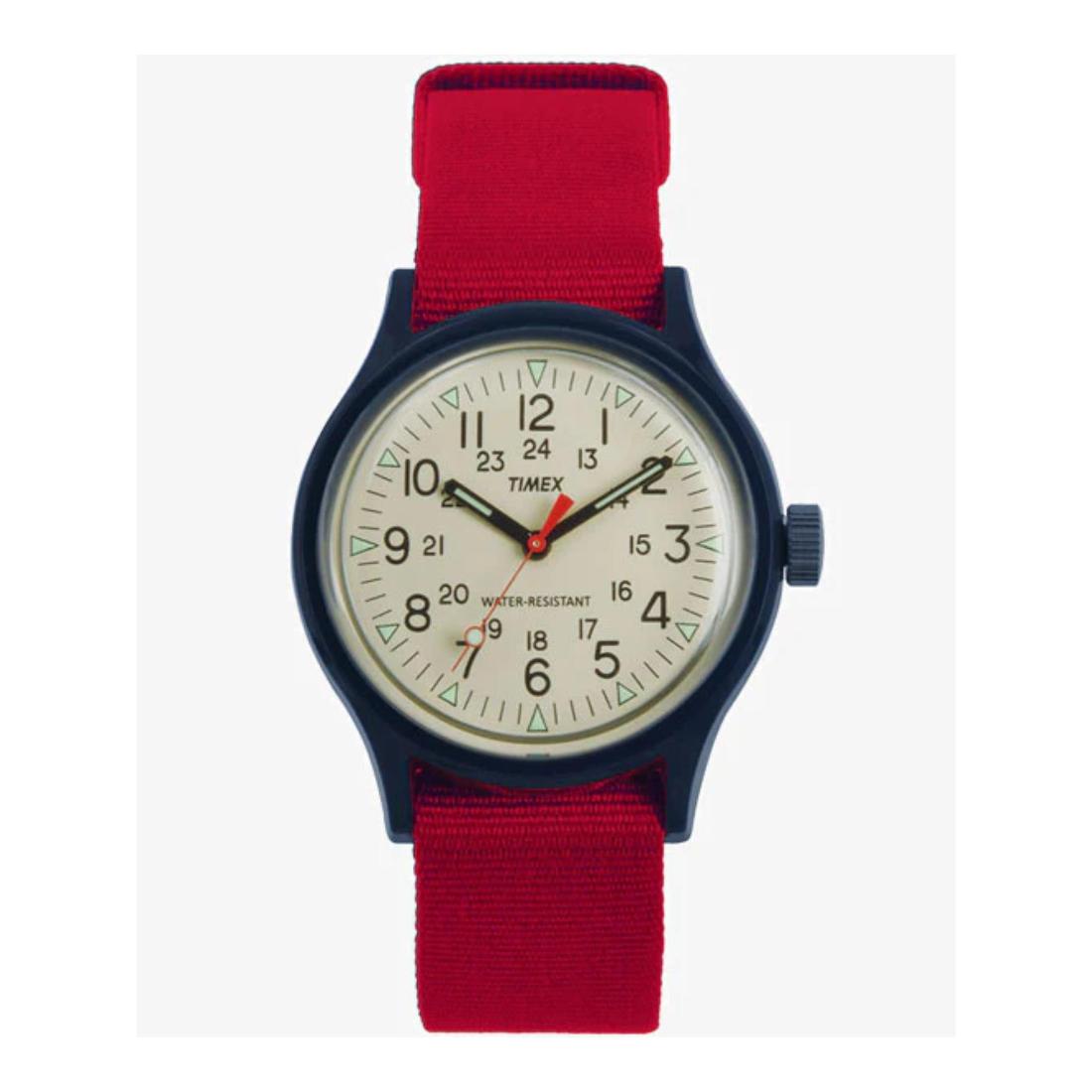 Timex Unisex 36 mm Size White Dial Analog Watch TW2U84300