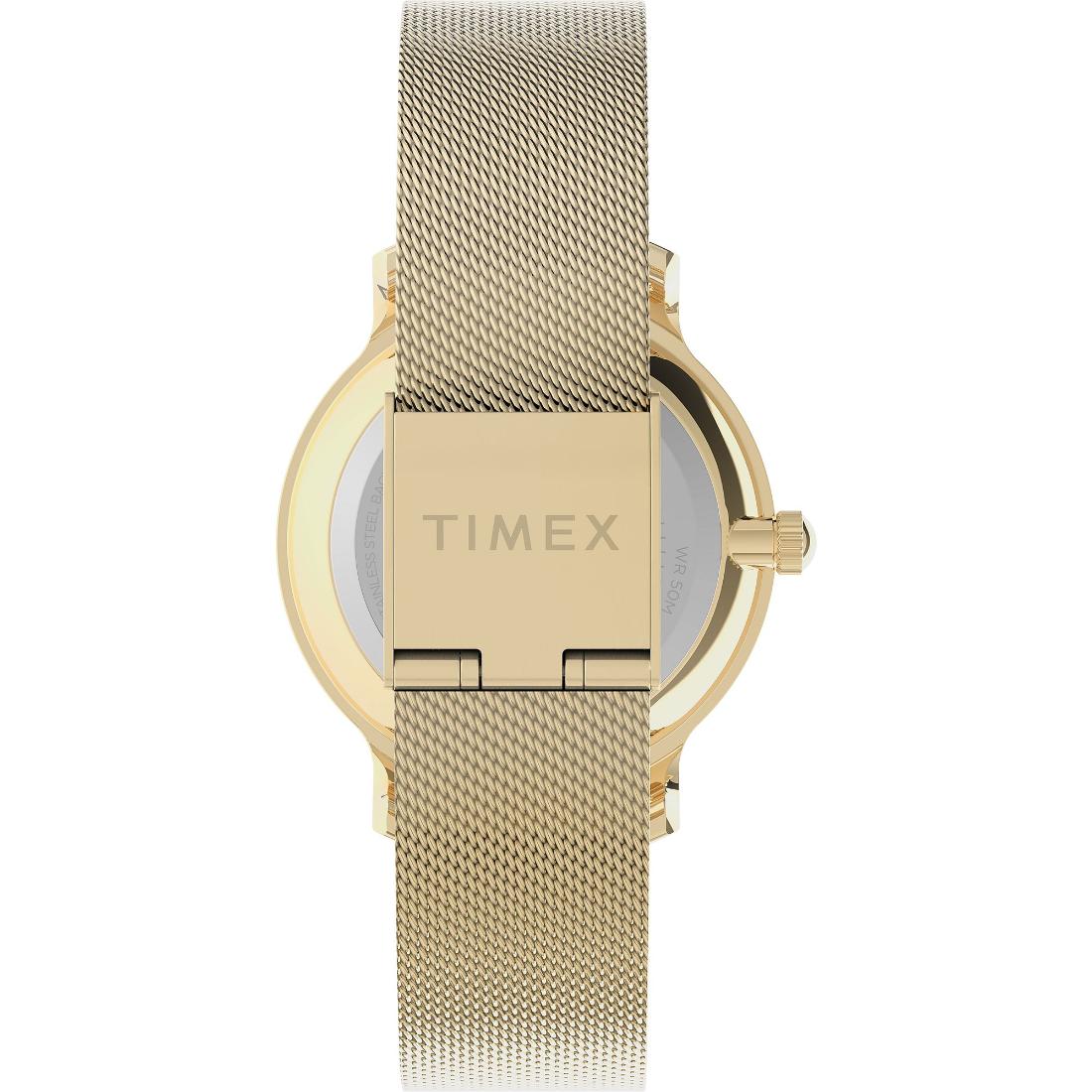 Timex Women 31 mm Size White Dial Analog Watch TW2U86800