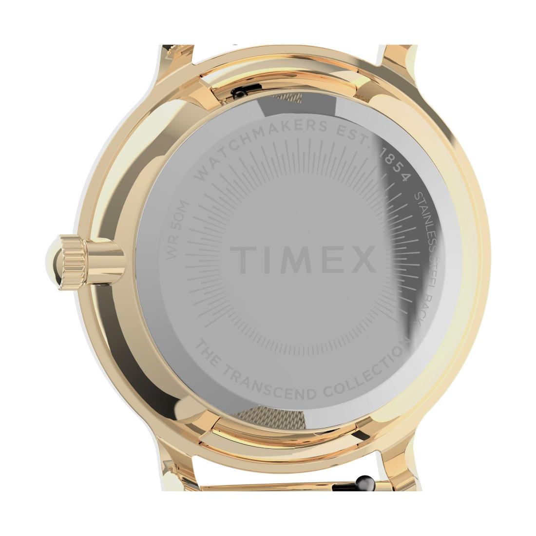 Timex Women 31 mm Size White Dial Analog Watch TW2U86800