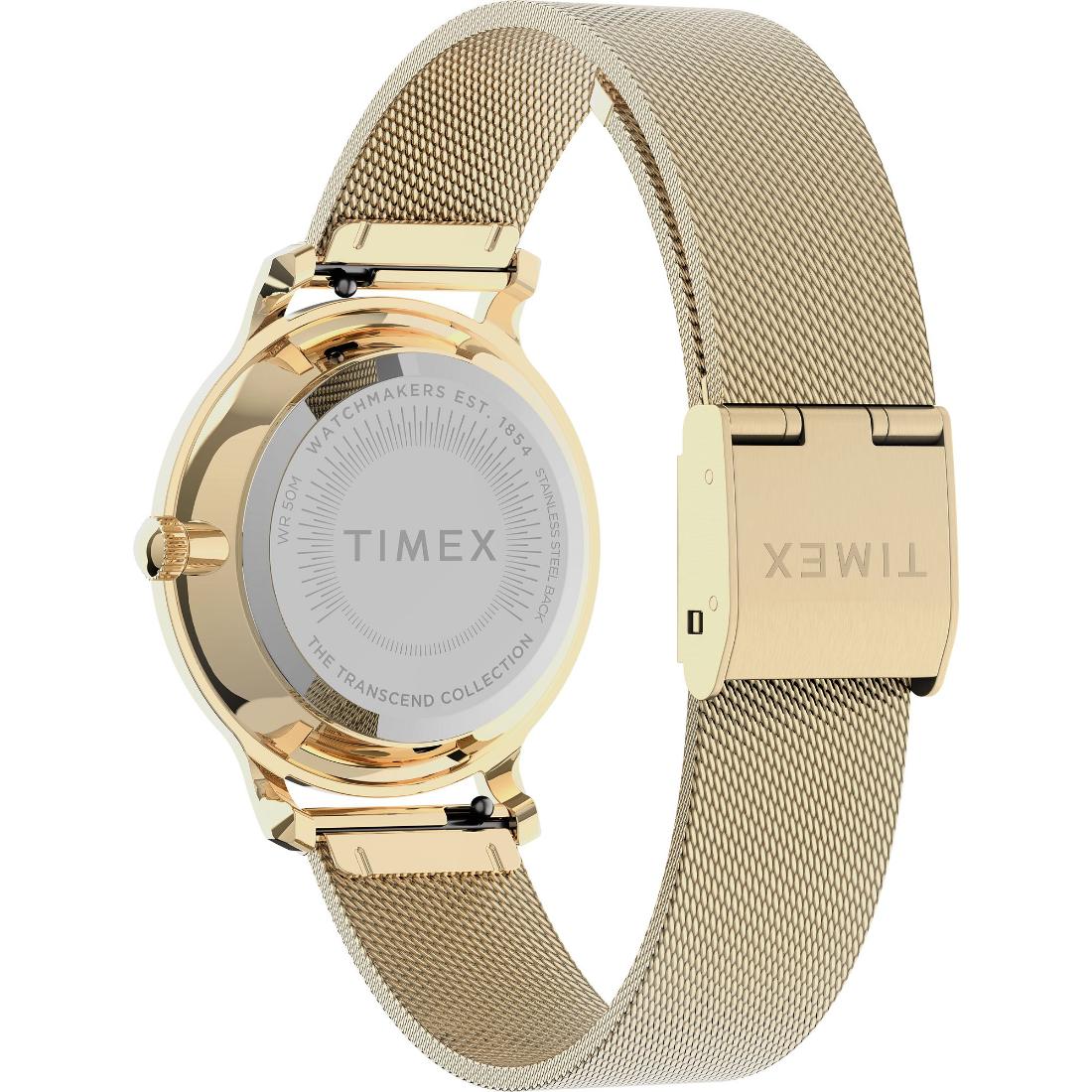Timex Women 31 mm Size White Dial Analog Watch TW2U86800