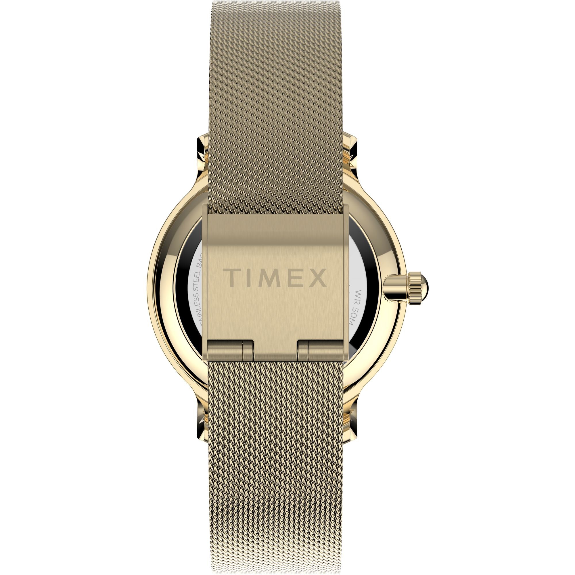 Timex 31 mm Silver Tone Dial Analog Women Watch TW2U86900