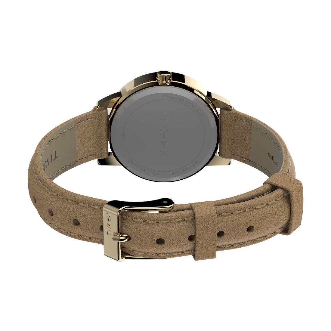 Timex Easy Reader 30 mm Cream Dial Women Analog Watch- TW2U96200