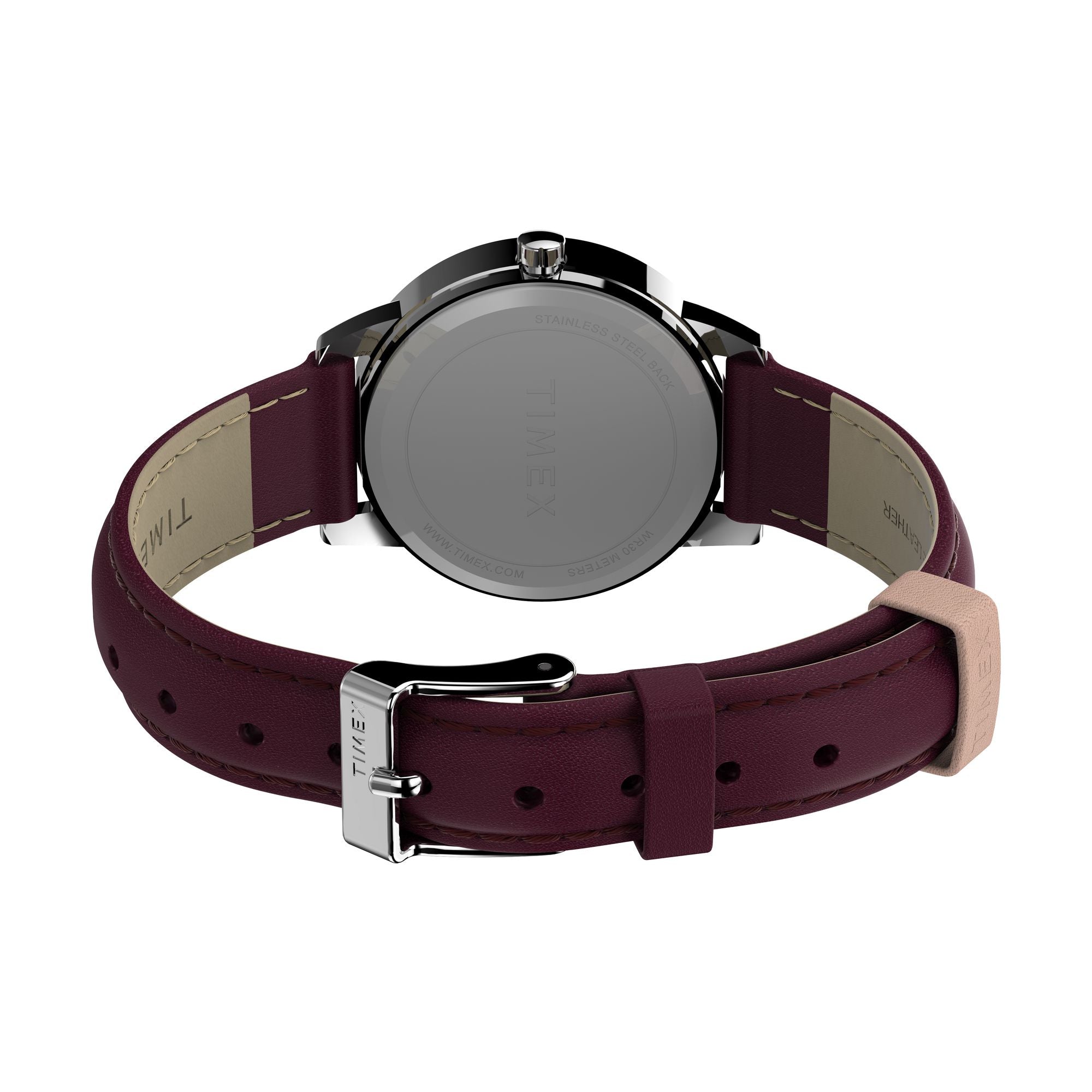 Timex 30 mm White Dial Analog Women Watch TW2U96300