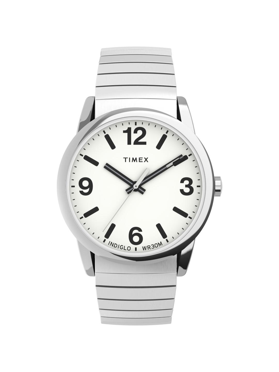 Timex Easy Reader 38 mm White Dial Men Analog Watch TW2U98800
