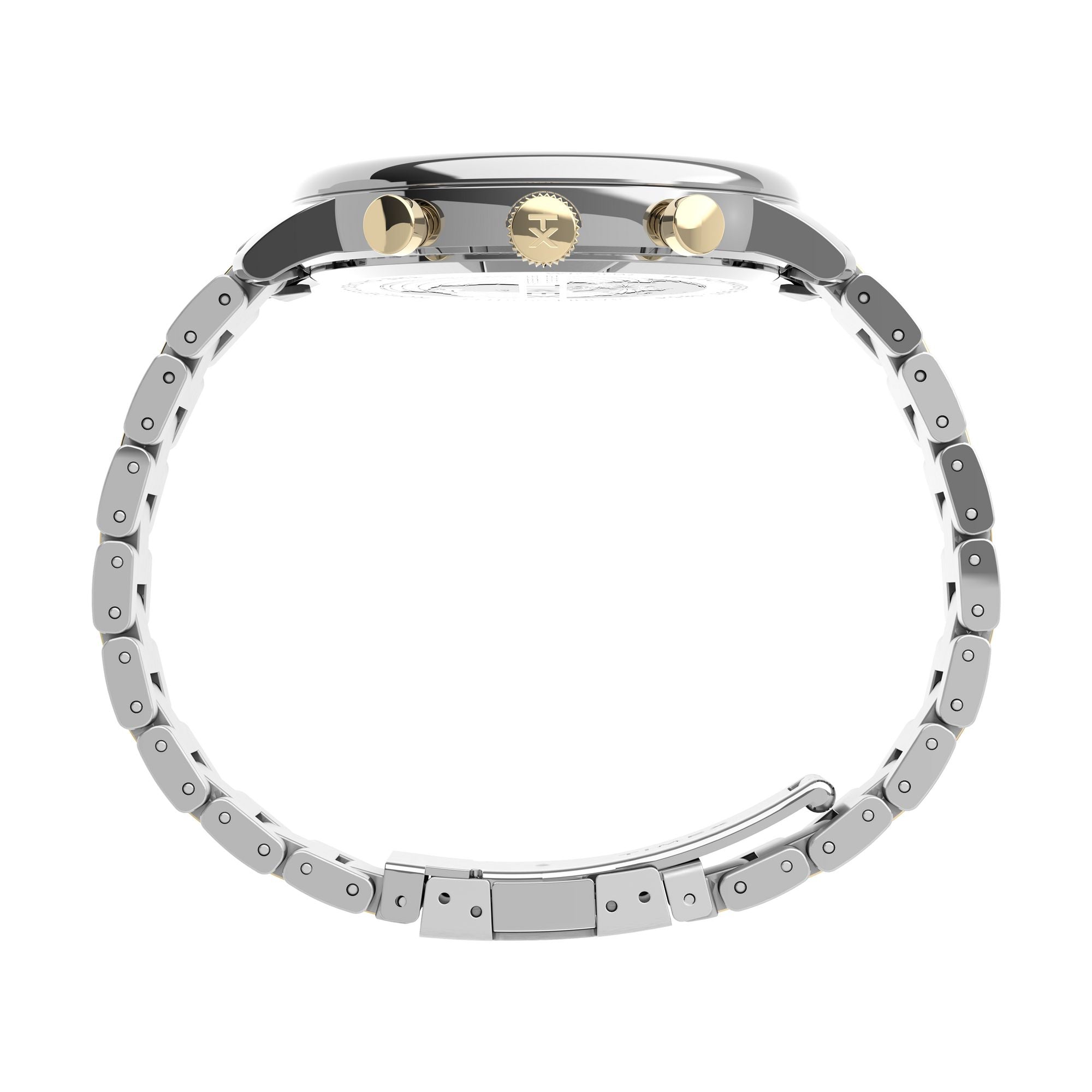 Timex 45 mm Silver Tone Dial Analog Men Watch TW2V01800
