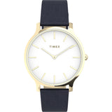 Timex 38 mm White Dial Analog Women Watch TW2V04900