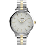 Timex 36 mm White Dial Analog Women Watch TW2V06500
