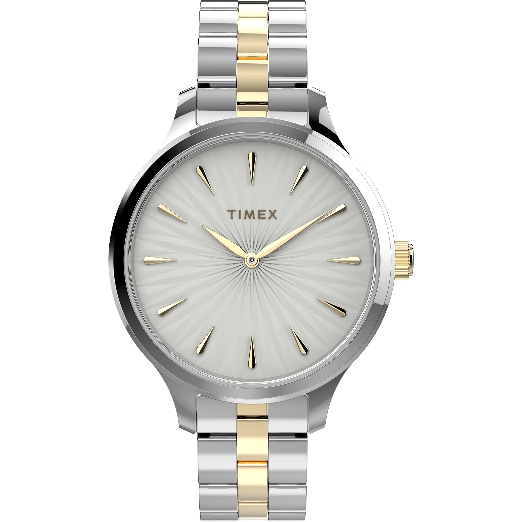 Timex 36 mm White Dial Analog Women Watch TW2V06500