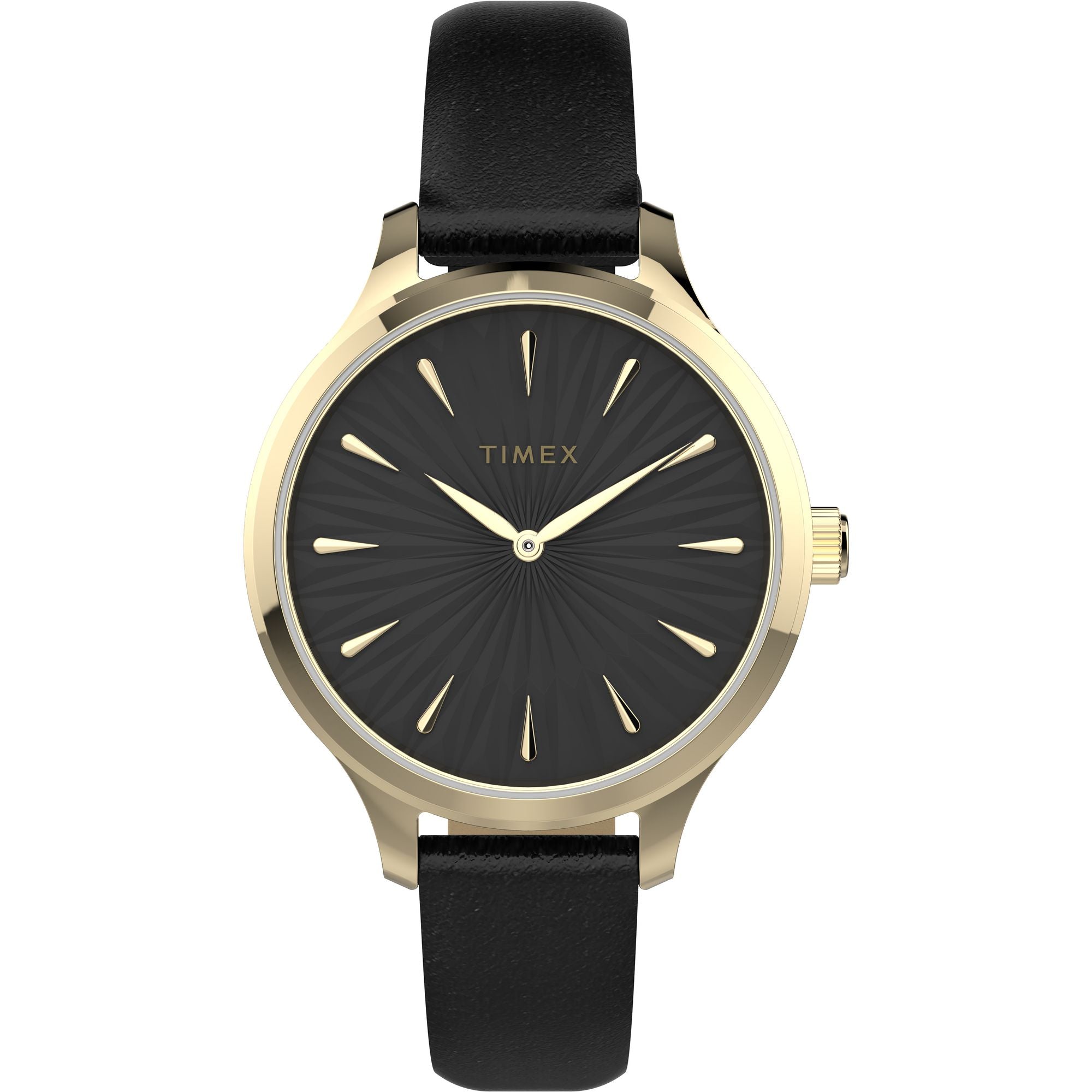Timex 36 mm Black Dial Analog Women Watch TW2V06600